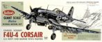 F4U-4 Corsair Balsa Wood Model Airplane 03-1004